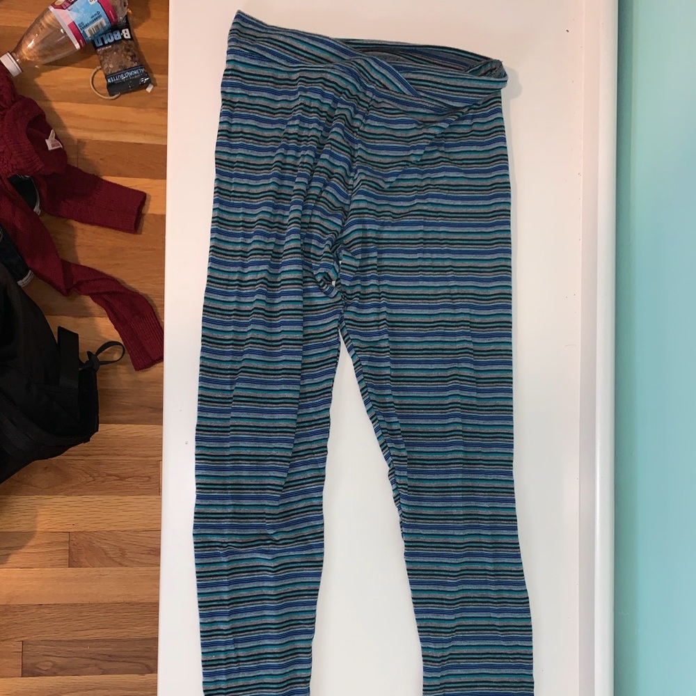 Cuddl Duds Striped Leggings